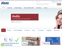 Tablet Screenshot of alecto.nl